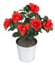 Artificial 27cm Red Azalea Plug Plant - Closer2Nature