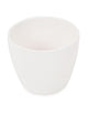 White Collection 15cm Curved Round White Plant Pot - Closer2Nature