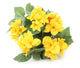 Artificial 24cm Yellow Begonia Plug Plant - Closer2Nature