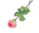 Artificial 52cm Single Stem Closed Bud Dusky Pink Rose - Closer2Nature