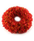 Artificial 44cm Orange Bougainvillea Wreath Display