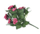 Artificial 26cm Dusky Pink Rose Plug Plant - Closer2Nature