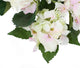 Artificial 18cm Green and Pink Hydrangea Arrangement - Closer2Nature