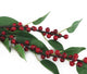 Artificial 80cm Single Stem Red Spicebush Berry Spray - Closer2Nature