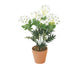 Artificial 32cm White Daisy Plug Plant - Closer2Nature