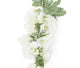 Artificial 118cm Single Stem White Hollyhock - Closer2Nature