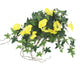 Artificial 43cm Yellow Morning Glory Plug Plant - Closer2Nature