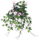 Artificial 43cm Pink Morning Glory Plug Plant - Closer2Nature