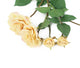 Artificial 87cm Single Stem Golden Yellow and Pink Tipped Spray Rose - Closer2Nature