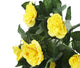 Artificial 26cm Yellow Rose Plug Plant - Closer2Nature