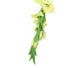 Artificial 118cm Single Stem Green Gladiolus - Closer2Nature