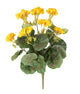 Artificial 38cm Yellow Zonal Geranium Plug Plant - Closer2Nature