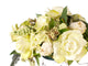 Artificial 80cm White and Green Rose Arrangement - Closer2Nature