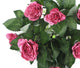Artificial 26cm Dusky Pink Rose Plug Plant - Closer2Nature