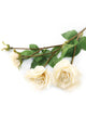 Artificial 87cm Single Stem Ivory Spray Rose - Closer2Nature