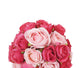 Artificial 12cm Pink Rose Pomander Kissing Ball Display - Closer2Nature