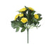 Artificial 26cm Yellow Rose Plug Plant - Closer2Nature