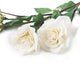 Artificial 87cm Single Stem Ivory Spray Rose - Closer2Nature