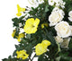 Artificial 43cm Yellow Morning Glory Plug Plant - Closer2Nature