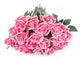 Floral Elegance Artificial 48cm Single Stem Gift Wrapped Pink Rose - Closer2Nature