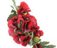 Artificial 118cm Single Stem Red Hollyhock - Closer2Nature