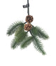 Artificial 50cm Single Stem Fraser Fir and Cone Spray - Closer2Nature