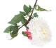 Artificial 80cm Single Stem White Peony - Closer2Nature