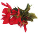 Artificial 33cm Red Poinsettia Plug Plant - Closer2Nature
