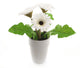 Artificial 21cm Cream Gerbera Plant - Closer2Nature