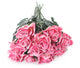 Floral Elegance Artificial 48cm Single Stem Gift Wrapped Pink Rose - Closer2Nature