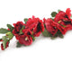 Artificial 118cm Single Stem Red Hollyhock - Closer2Nature