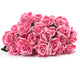 Floral Elegance Artificial 48cm Single Stem Gift Wrapped Pink Rose - Closer2Nature