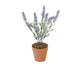 Artificial 32cm Flocked Purple Lavender Plug Plant - Closer2Nature