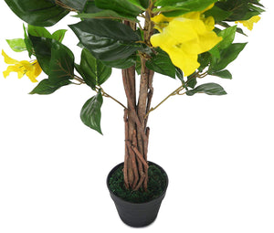 Artificial 3ft 2″ Yellow Bougainvillea Tree - Closer2Nature