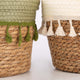 Tassel Storage Baskets Set of 2