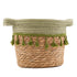 Tassel Storage Basket - Green