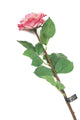 Artificial 92cm Single Stem Fully Open Dusky Pink Rose - Closer2Nature