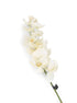 Artificial 109cm Single Stem White Phalaenopsis Orchid