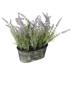 Artificial 28cm Purple Lavender Plant - Closer2Nature