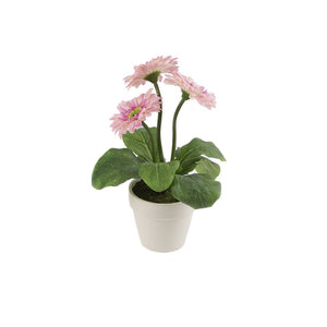 Artificial 1ft Pink Gerbera Plant - Closer2Nature