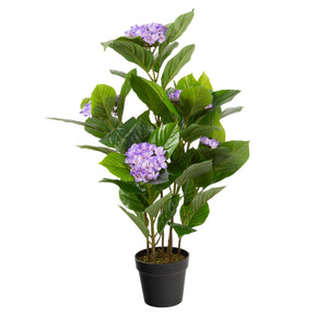 Artificial Light Purple Hydrangea Tree Closer2Nature