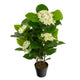 Artificial White Hydrangea Tree Closer2Nature