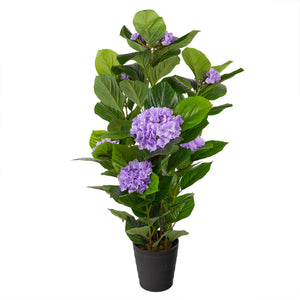 Artificial Purple Hydrangea Tree Closer2Nature