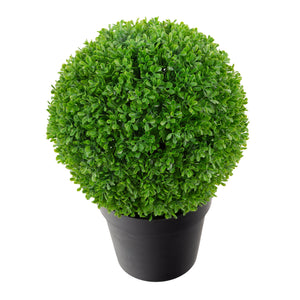 Artificial Topiary Boxwood Ball – Potted - Closer2Nature