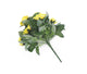 Artificial 26cm Yellow Rose Plug Plant - Closer2Nature