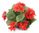Artificial 24cm Red Begonia Plug Plant - Closer2Nature