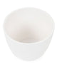 White Collection 15cm Curved Round White Plant Pot - Closer2Nature