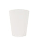 White Collection 13.5cm Tapered Round White Plant Pot - Closer2Nature