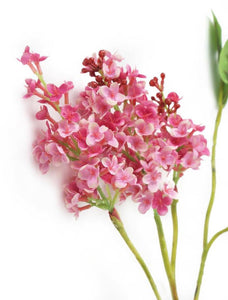 Artificial 76cm Single Stem Pink Lilac Blossom - Closer2Nature