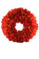 Artificial 44cm Orange Bougainvillea Wreath Display - Closer2Nature